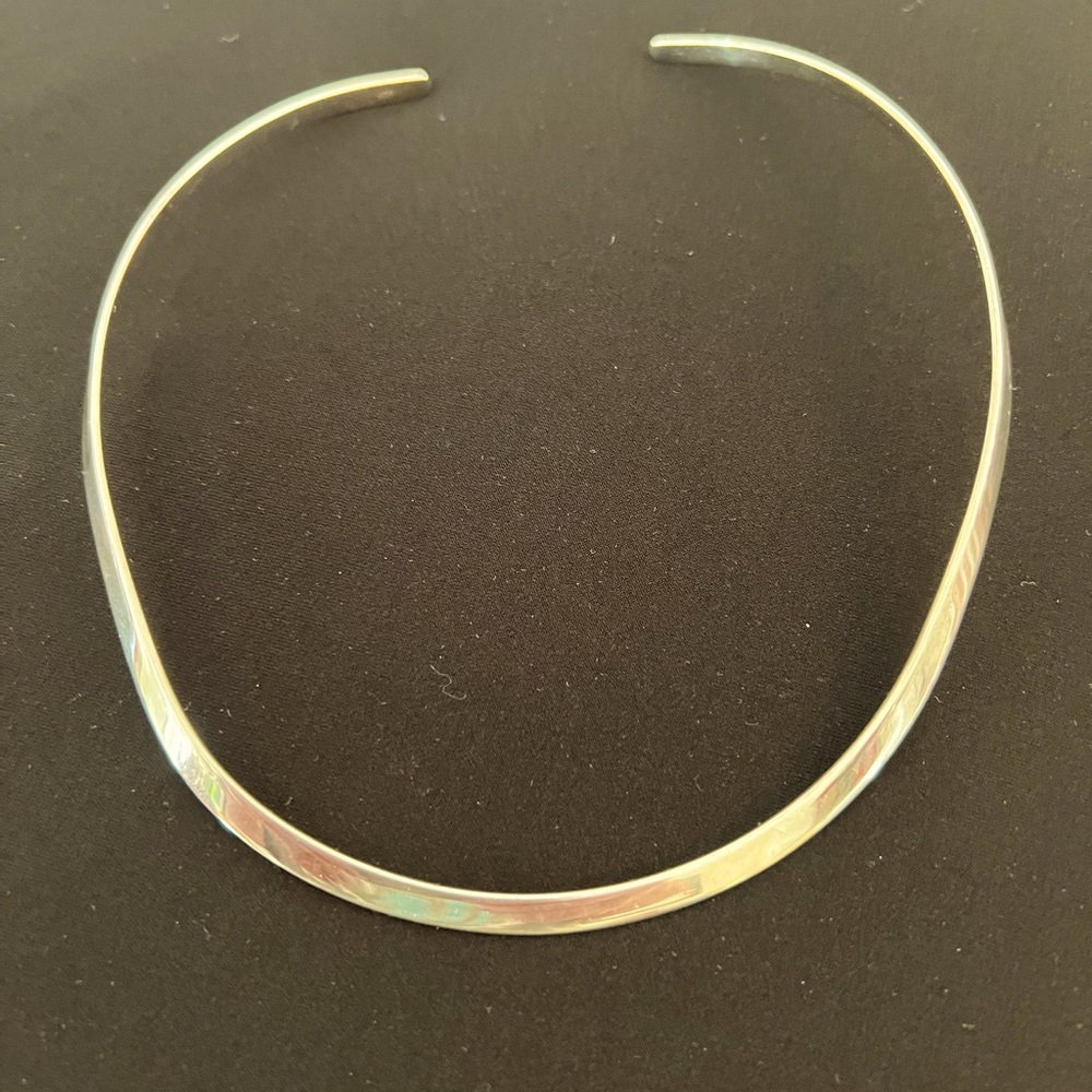 Sterling Silver Collar Necklace